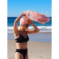 PORTSEA TURKISH COTTON TOWEL - CORAL thumbnail