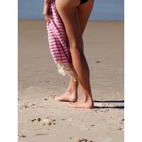 PORTSEA TURKISH COTTON TOWEL - ROSE thumbnail