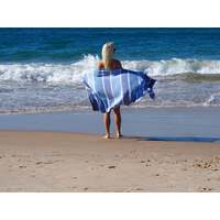 SORRENTO TURKISH COTTON TOWEL - SKY thumbnail