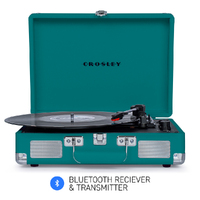 CROSLEY Crosley Cruiser Teal - Bluetooth Portable Turntable thumbnail