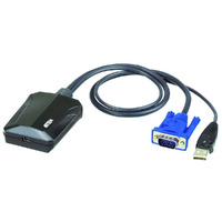 Aten Laptop USB KVM Console Crash Cart Adapter IT Kit CV211 thumbnail