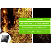 200 Waterproof LED Solar Fairy Light Outdoor with 8 Lighting Modes for Home,Garden and Decoration thumbnail