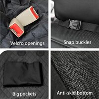 Waterproof Dog Seat Cover with View Mesh and Scratch Prevent Antislip for Trucks ,Cars and SUV thumbnail