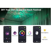 Star Projector Galaxy Light Bedroom connected with Alexa and Google Home thumbnail