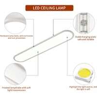 Dimmable LED Ceiling Light, 48W White thumbnail