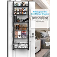 6 Tier Adjustable Baskets Over Door Pantry Organiser for Home Kitchen thumbnail