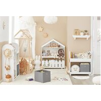 Kids Bookcase Shelf Storage Mobile Toy Chest thumbnail
