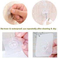 24 Packs Heavy Duty Adhesive Hooks Kitchen Wall Hooks thumbnail