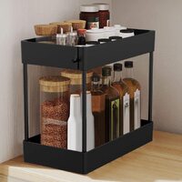 2 Tier Multi-Purpose Under Sink Organizer Shelf Storage Rack for Bathroom and Kitchen thumbnail