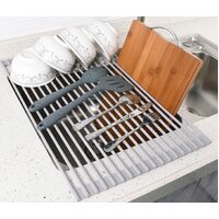 Over The Sink Multipurpose Roll-Up Dish Drying Rack (52 x 33 cm) thumbnail