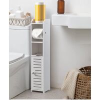 Toilet Paper Roll Holder for Bathroom with roller (White, 76cm) thumbnail