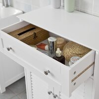Freestanding Storage Cabinet with Doors/Drawer 60x87x35 cm thumbnail