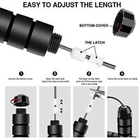 LT Skipping Rope Tangle-Free with Ball Bearings Rapid Speed Jump Rope Cable Ideal for Fitness Gym (Red) thumbnail