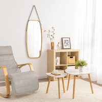 Set of 2 White Side Nesting Tables thumbnail