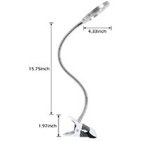 Lighting LED 8X Magnifying Lamp with Metal Clamp 360&deg; Flexible Gooseneck and USB Plug Design for Tattoo, Manicure and Reading thumbnail