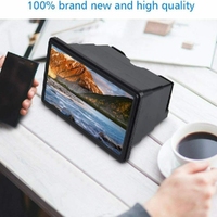 3D Mobile Phone Screen Magnifier 12" HD Video Amplifier for Smartphone Stand thumbnail