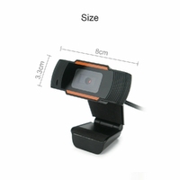 110 Degree Webcam 12MP 720-1080P HD Web Camera Microphone For Streaming Calling thumbnail