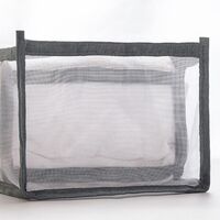 2PCS 7 Grids Mesh Foldable Clothes Storage Jeans Pants Organizer Clothes Organizer 36X17X12CM thumbnail