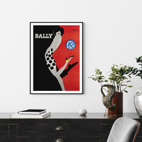 Wall Art 70cmx100cm Fashion Bally Black Frame Canvas thumbnail