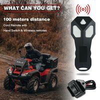 X-BULL Electric Winch 12v Synthetic Rope 4500LBS Wireless Remote ATV UTV 2041KG thumbnail