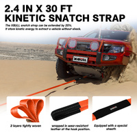 X-BULL 4WD Winch Recovery Kit 12Pcs Recovery Tracks Snatch Strap Soft Shackles Recovery Ring thumbnail