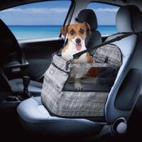 Dog Portable Car Seat - See Out Safe Air Cushion Travel Booster - All For Paws thumbnail