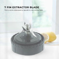 For Nutri Ninja Extractor Blade - 7 Fin Connection Replacement Blender Parts thumbnail
