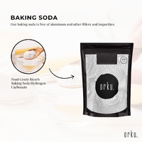 2Kg Sodium Bicarbonate - Food Grade Bicarb Baking Soda Hydrogen Carbonate Powder thumbnail