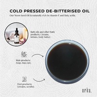 Orku 25ml Organic Neem Seed Oil - Debitterised Cold Pressed Azadirachtin Indica thumbnail