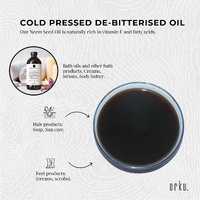 Orku 1L Organic Neem Seed Oil - Debitterised Cold Pressed Azadirachtin Indica thumbnail