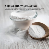 5Kg Organic Potassium Bicarbonate Powder Tub - Food Grade FCC for Brewing Baking thumbnail