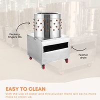 Free Shipping 50cm Chicken Feather Plucker Machine Electric Automatic Poultry thumbnail