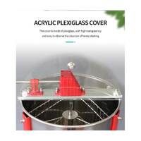 3 Frame Honey Extractor Stainless Manual Spinner Crank Honey Bee Hive Beekeeping thumbnail