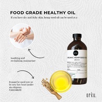 250ml Organic Hemp Seed Oil - Cold Pressed Food Grade Healthy Oils Foods thumbnail