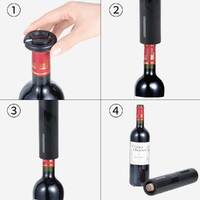 Electric Wine Bottle Opener Tool Automatic - Cordless Corkscrew - Foil Cutter thumbnail