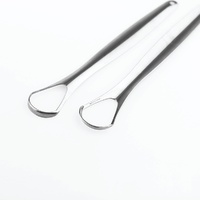 Stainless Steel Tongue Scraper Cleaner Oral Hygiene Reduce Bad Breath Metal Tool thumbnail