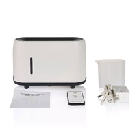Essential Oil Aroma Diffuser and Remote - White 240ml Flame Fire Style Air Humidifier thumbnail
