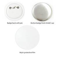 Button Badge Making Set 58mm - Maker + Mould + Badges thumbnail