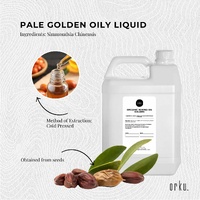 5L Organic Jojoba Oil - Golden Pure Cold Pressed Seed For Hair Skin Nails thumbnail