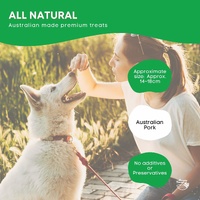 50x Dog Treat Large Pig Ears Whole  - Dehydrated Australian Healthy Puppy Chew thumbnail