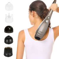 Full Body Handheld Massager Machine Champagne - 6 Massage Heads Neck Shoulder thumbnail