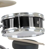 Karrera Children's 4pc Drum Kit - Black thumbnail