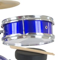 Karrera Children's 4pc Drum Kit - Blue thumbnail