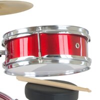 Karrera Children's 4pc Drum Kit - Red thumbnail