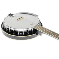 Karrera 6 String Resonator Banjo -  Black thumbnail