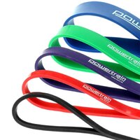Powertrain 5x Home Workout Resistance Bands Gym Exercise thumbnail