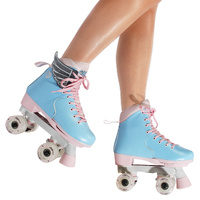 Circle Society Adjustable Kids Quad Roller Skates In Cotton Candy thumbnail