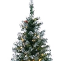 Christabelle 1.2m Pre Lit LED Christmas Tree Decor with Pine Cones Xmas Decorations thumbnail