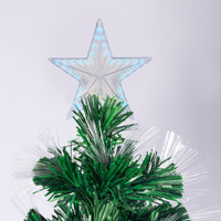 Christabelle 1.2m Enchanted Pre Lit Fibre Optic Christmas Tree Stars Xmas Decor thumbnail