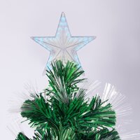 Christabelle 1.5m Enchanted Pre Lit Fibre Optic Christmas Tree Stars Xmas Decor thumbnail